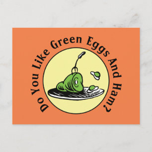 Carte Postale Dr. Seuss   Œuf vert et jambon icône