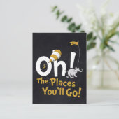 Carte Postale Dr. Seuss | Oh, les endroits que vous irez ! Rétro (Debout devant)