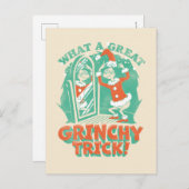 Carte Postale Dr Seuss | Quelle belle petite queue de Grinchy ! (Devant / Derrière)