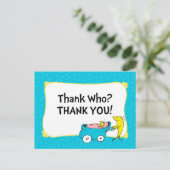 Carte Postale Dr. Seuss | Un Poisson - Remerciements pour Baby S (Debout devant)
