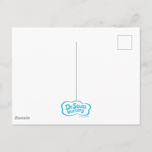 Carte Postale Dr. Seuss | Un poisson - Remerciements pour une Ba (Dos)