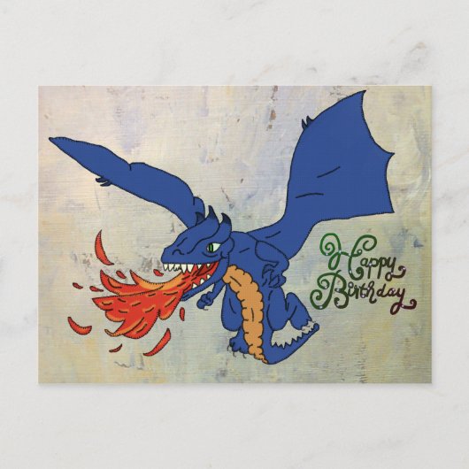 Carte Postale Drache Feuerspeier (Devant)