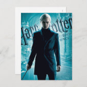 Carte Postale Draco Malfoy (Devant / Derrière)