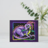 Carte postale "Draco" Rainbow Dragon (Debout devant)