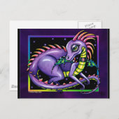 Carte postale "Draco" Rainbow Dragon (Devant / Derrière)