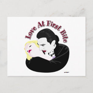 Carte Postale Dracula, coup de foudre