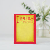 Carte Postale Dracula Couverture de la première édition (Debout devant)