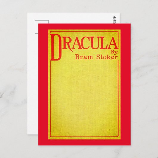 Carte Postale Dracula Couverture de la première édition (Devant / Derrière)