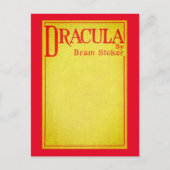 Carte Postale Dracula Couverture de la première édition (Devant)