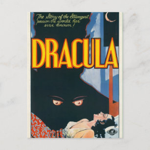 Carte Postale Dracula - Film Vintage