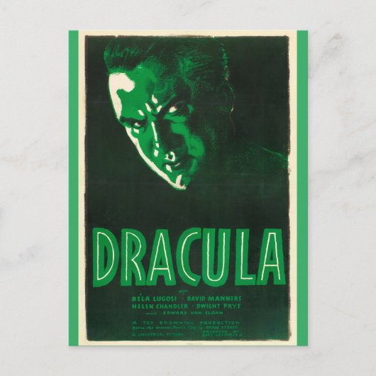 Carte Postale Dracula - Film Vintage (Devant)
