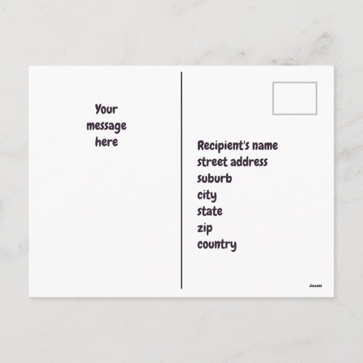 Carte postale Dracula Junior Holiday (Dos)