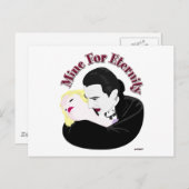 Carte Postale Dracula, La mienne Pour L'Éternité (Devant / Derrière)