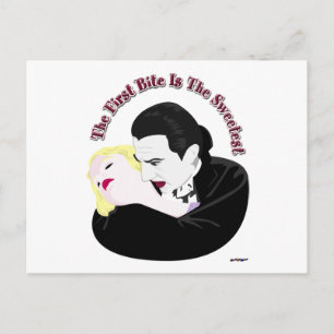 Carte Postale Dracula, La Première Morsure Est La Plus Douce