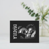 Carte Postale Dracula Portrait noir et blanc (Debout devant)