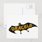 Carte Postale Dracula Vampire Bat (Devant / Derrière)