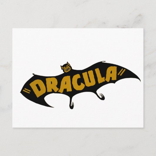 Carte Postale Dracula Vampire Bat (Devant)