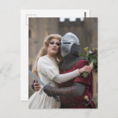 Carte Postale Drag Queen et un chevalier (Devant / Derrière)