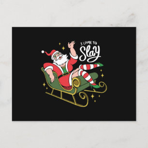 Carte Postale Drag Queen Père Noël