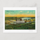 Carte Postale Dragage pour l'extraction d'or en AlaskaState (Devant)