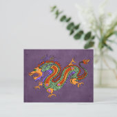 Carte Postale dragon (Debout devant)