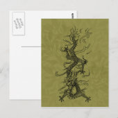 Carte Postale dragon (Devant / Derrière)