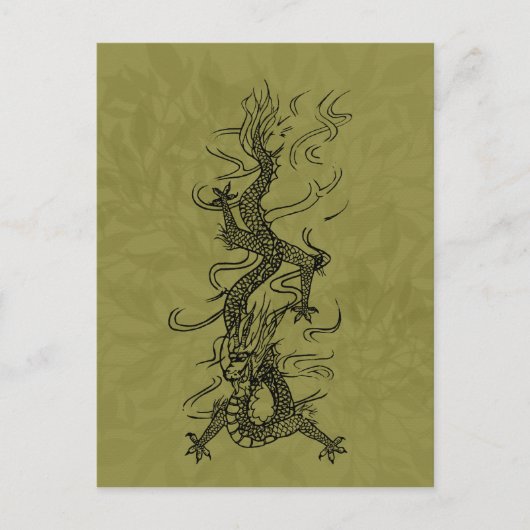 Carte Postale dragon (Devant)