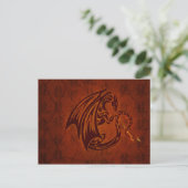 Carte postale Dragon (Debout devant)