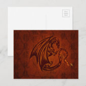 Carte postale Dragon (Devant / Derrière)