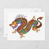 Carte Postale dragon (Devant / Derrière)