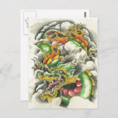 Carte postale Dragon (Devant / Derrière)