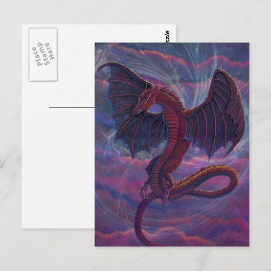 Carte Postale Dragon (Devant / Derrière)