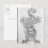 Carte Postale Dragon (Devant / Derrière)