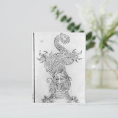 Carte Postale Dragon (Debout devant)