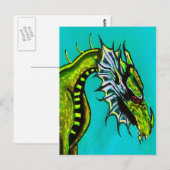 Carte Postale dragon (Devant / Derrière)