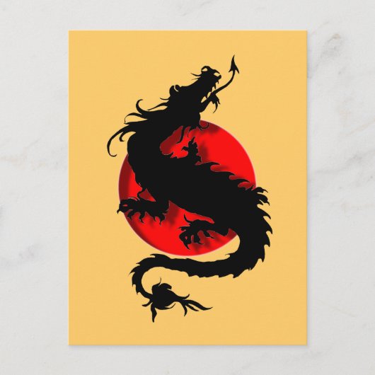 Carte Postale dragon (Devant)