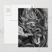 Carte postale Dragon (Devant / Derrière)