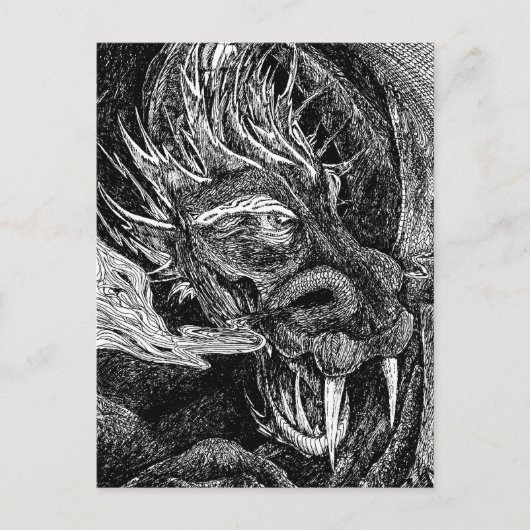 Carte postale Dragon (Devant)