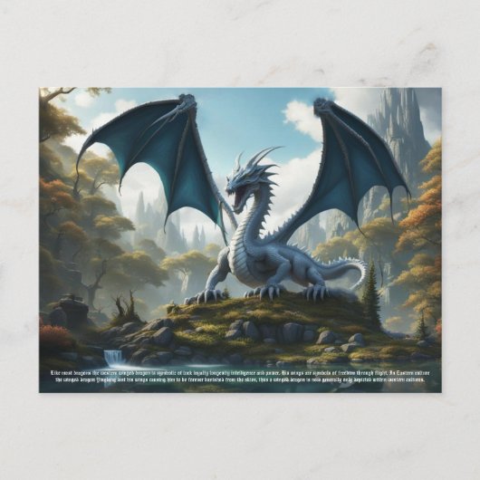 Carte postale Dragon (Devant)