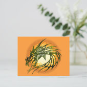 CARTE POSTALE DRAGON (Debout devant)
