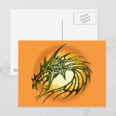 CARTE POSTALE DRAGON (Devant / Derrière)