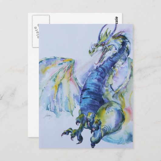 Carte Postale Dragon (Devant / Derrière)