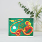 Carte Postale Dragon (Debout devant)
