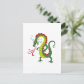 CARTE POSTALE DRAGON (Debout devant)