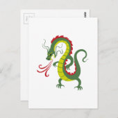CARTE POSTALE DRAGON (Devant / Derrière)