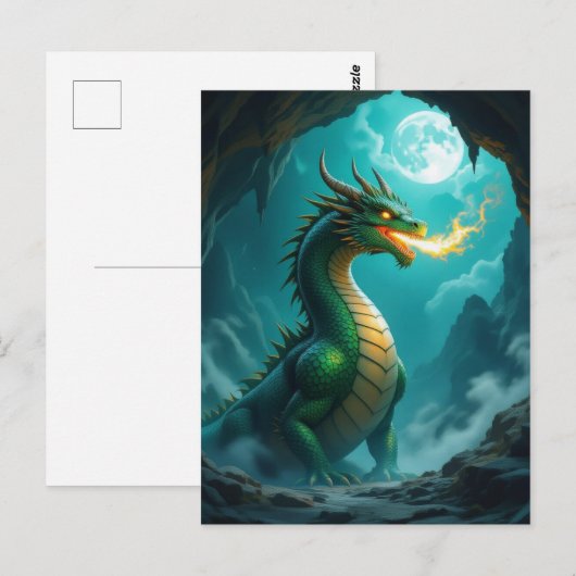 Carte Postale Dragon (Devant / Derrière)