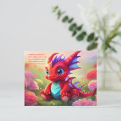 Carte Postale Dragon (Debout devant)