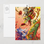 Carte Postale Dragon-9 (Devant / Derrière)