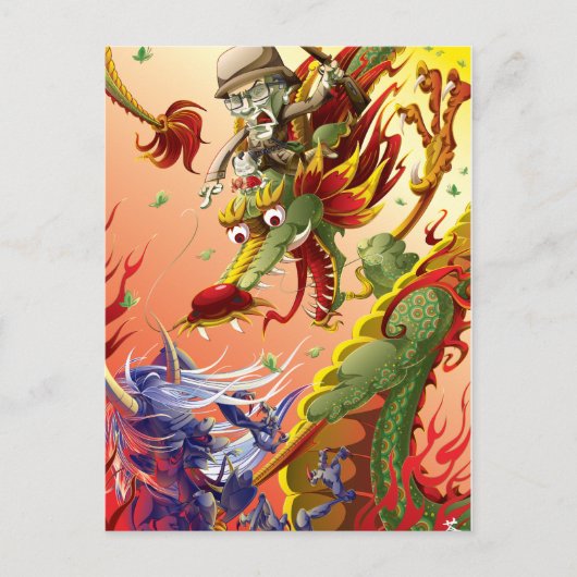 Carte Postale Dragon-9 (Devant)