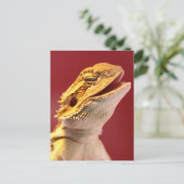 Carte Postale Dragon à coeur de rire (Debout devant)